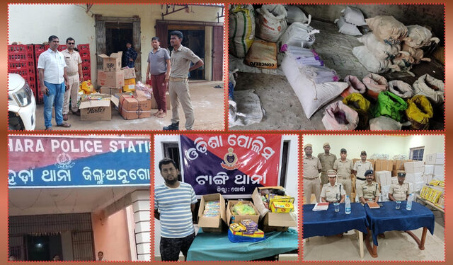 ଅପରେଶନ ଅଗ୍ନି: ୪ ଜିଲ୍ଲାରୁ  ବେଆଇନ ଆତସବାଜି ଓ ବିସ୍ଫୋରକ ସାମଗ୍ରୀ ଜବତ